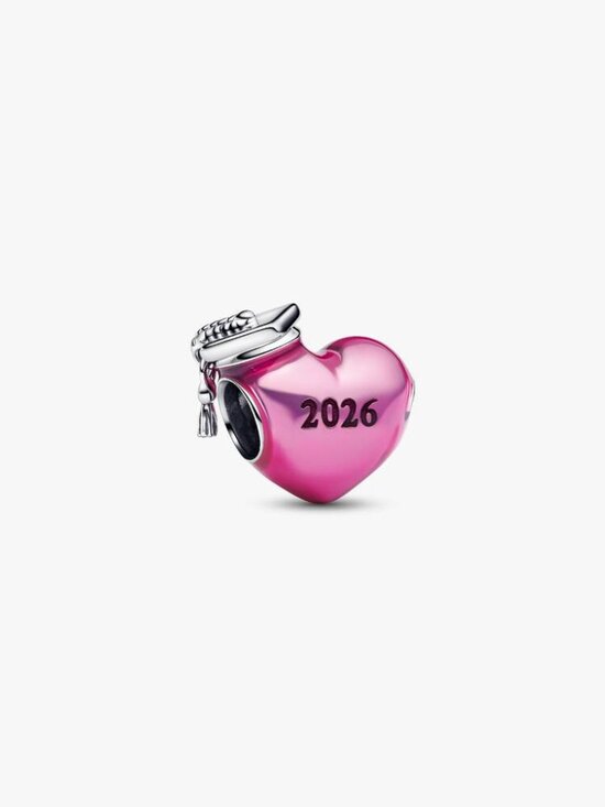 Pandora Jewelry - Pandora Graduation 2026 Pink Heart Charm
